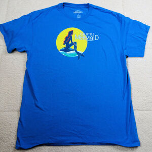 Disney The Little Mermaid Blue T-Shirt Large